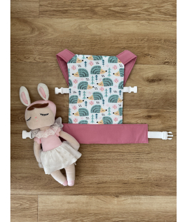 Nosítko pro panenky květy/hořčicová