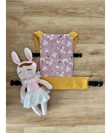 Nosítko pro panenky kočičky/žlutá